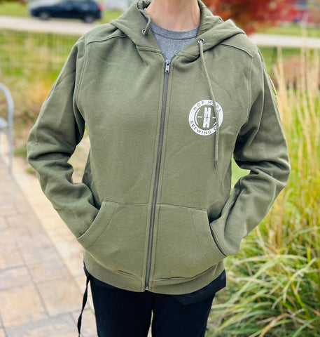Olive camping sweatshirt